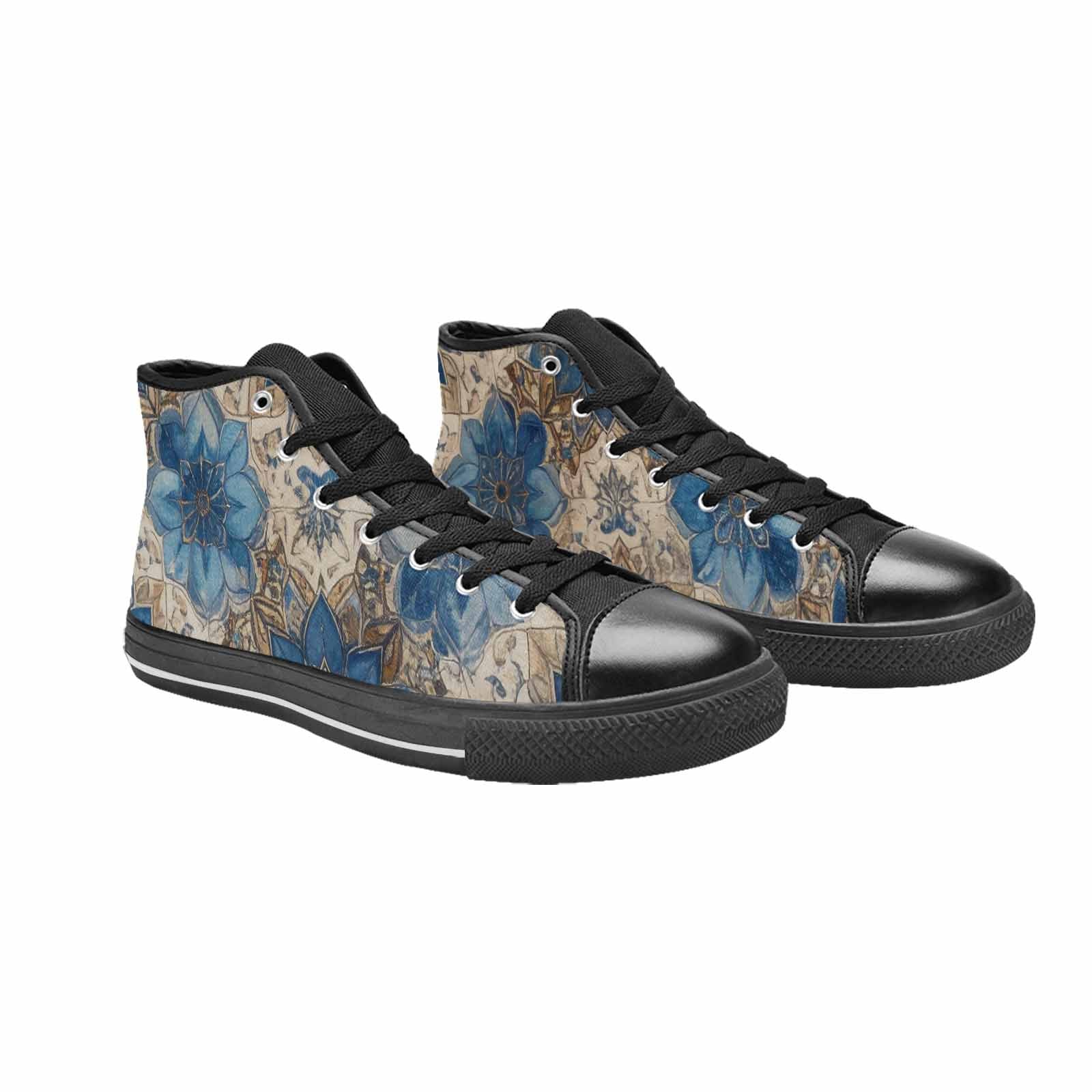 WOMEN'S Mandala High Top Canvas Surreal Custom Shoes