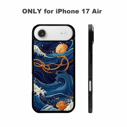 iPhone 17 Air Case — Small Ocean Wave Pattern Randomly Original, Original Design Phone Case