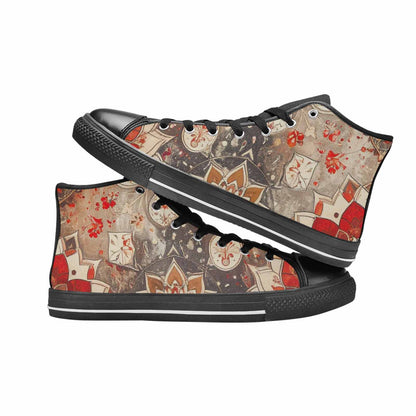 MEN'S Mandala High Top Canvas Dreamcore Custom Shoes
