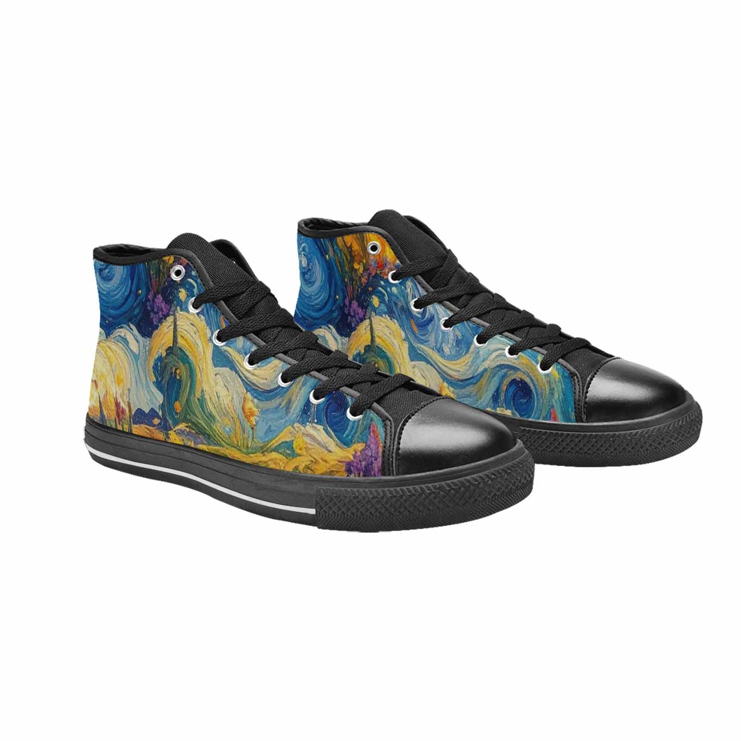 MEN'S Blend All Versions High Top Canvas Dark Academia Sneakers