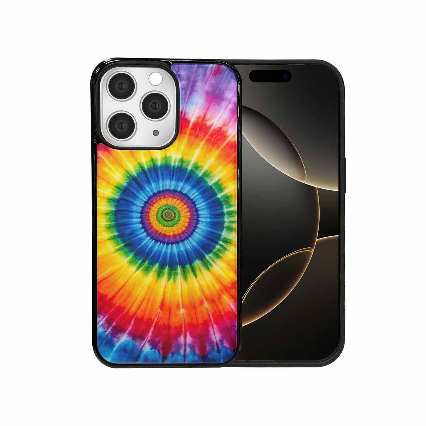 iPhone 15 Pro Max Case — A1 Fly Rainbow Spiral Tie Dye, Custom Made Phone Cover