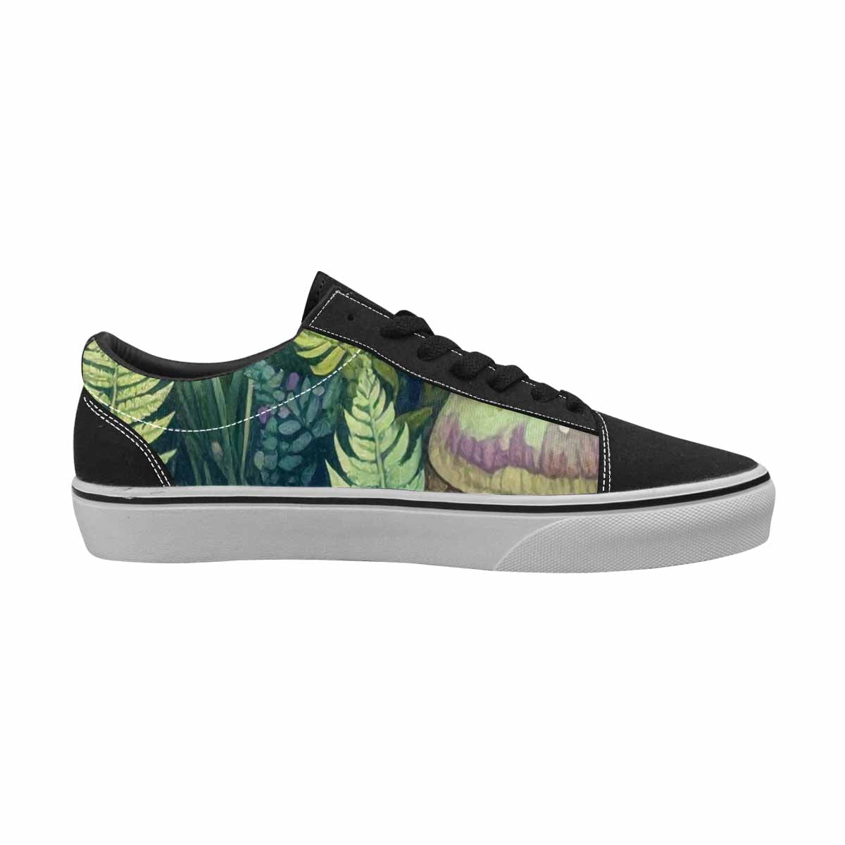 WOMEN'S Mushrooms  Botanical Mushrooms Lace-Up Canvas Y2K Custom Shoes