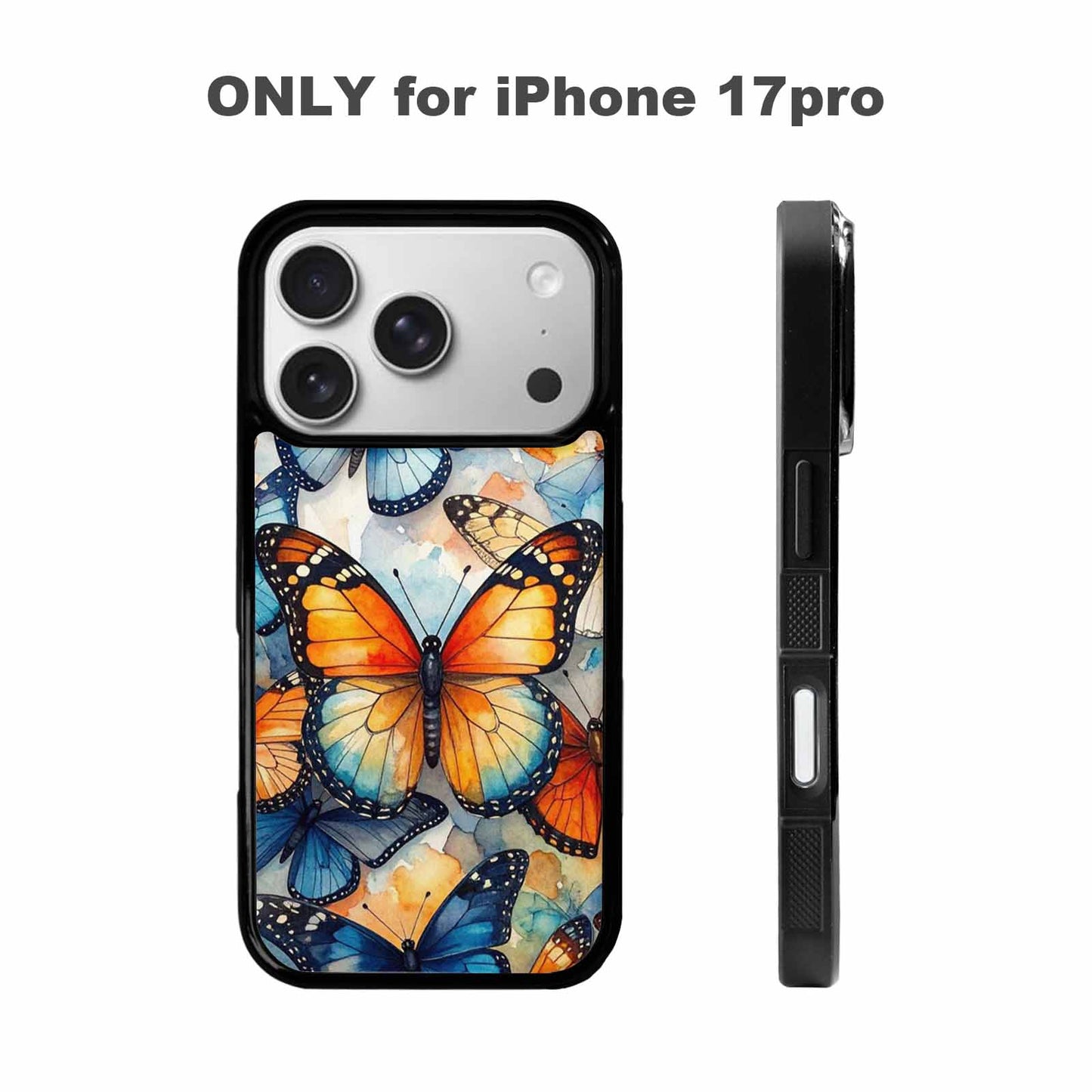 iPhone 17 Pro Case — Small Butterfly Wing Pattern Randomly Original, Custom Made Phone Cover