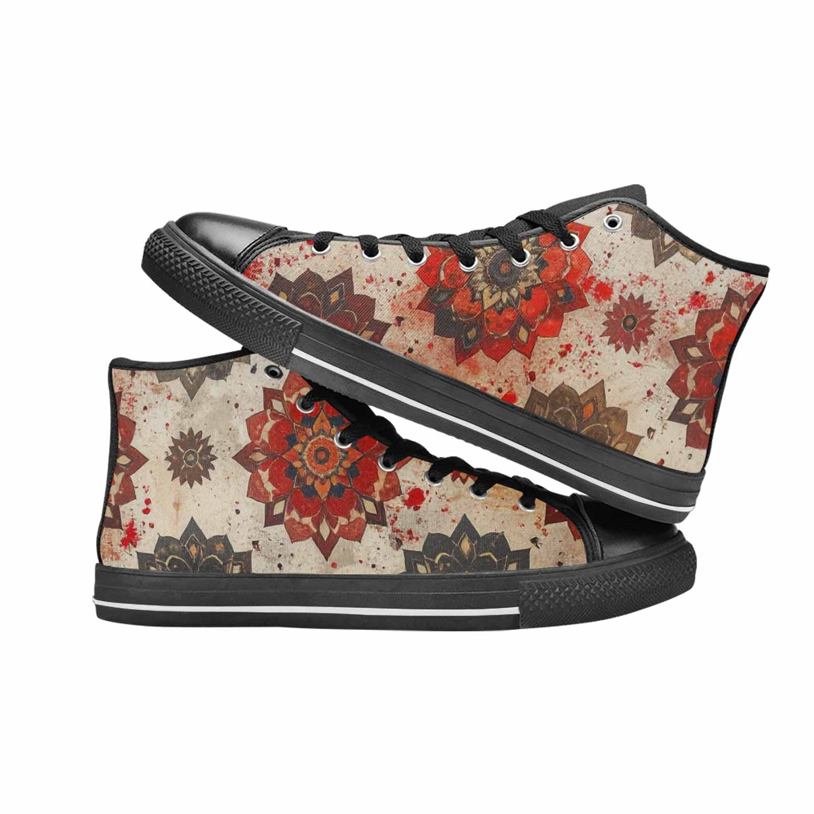 MEN'S Mandala High Top Canvas Surreal Shoes