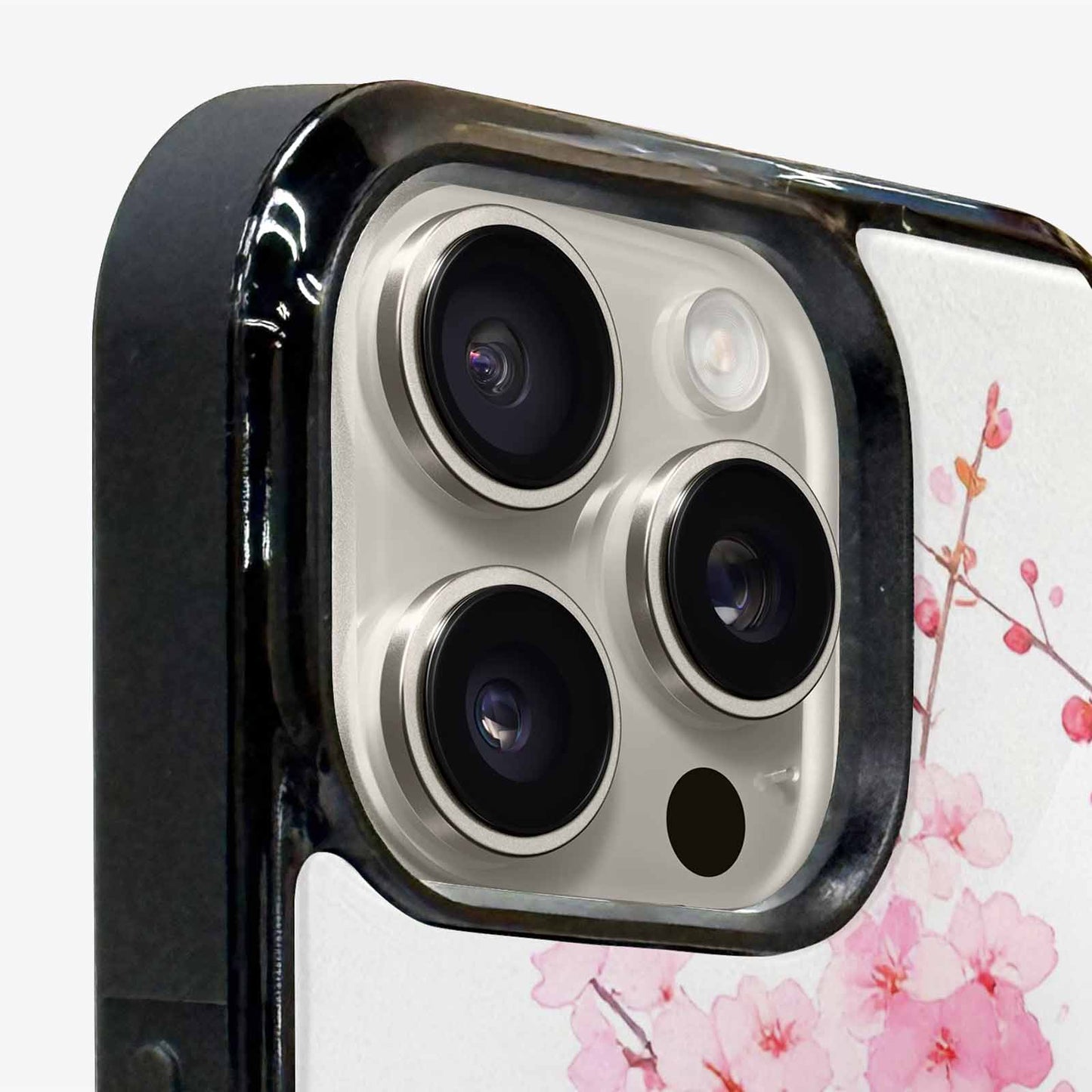 iPhone 16 Pro Case — Cherry Blossom Branch Cherry Blo Bir, Custom Designed Case Cover