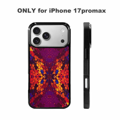 iPhone 17 Pro Max Case — Snake Print Dark Seamless Animal Print, Custom Made Phone Cover