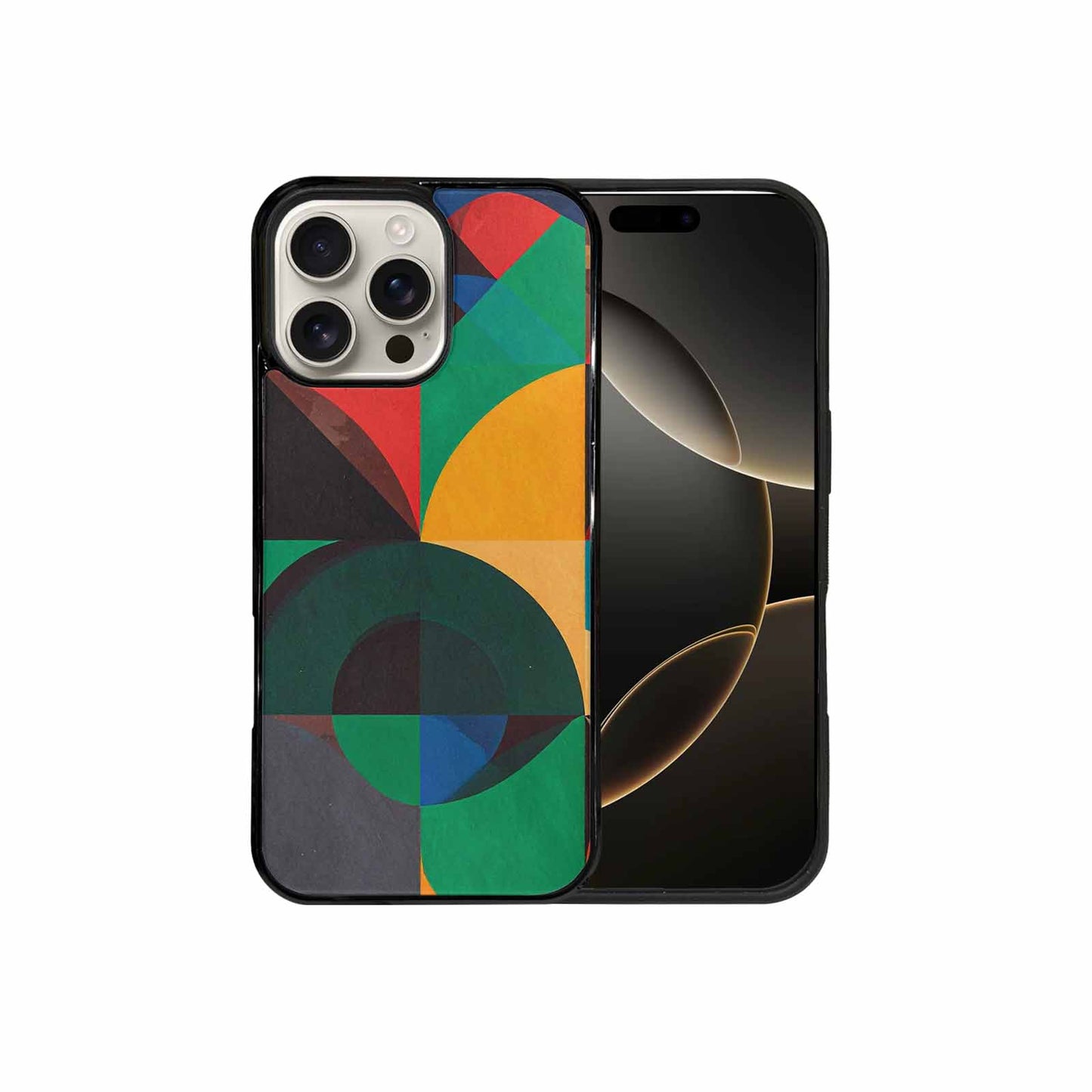 iPhone 16 Pro Max Case — 1990s Memphis Art Pattern, Custom Designed Case Cover