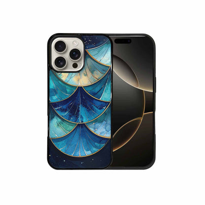 iPhone 16 Pro Max Case — Mermaid Scale Art Pattern, Customized Protective Case