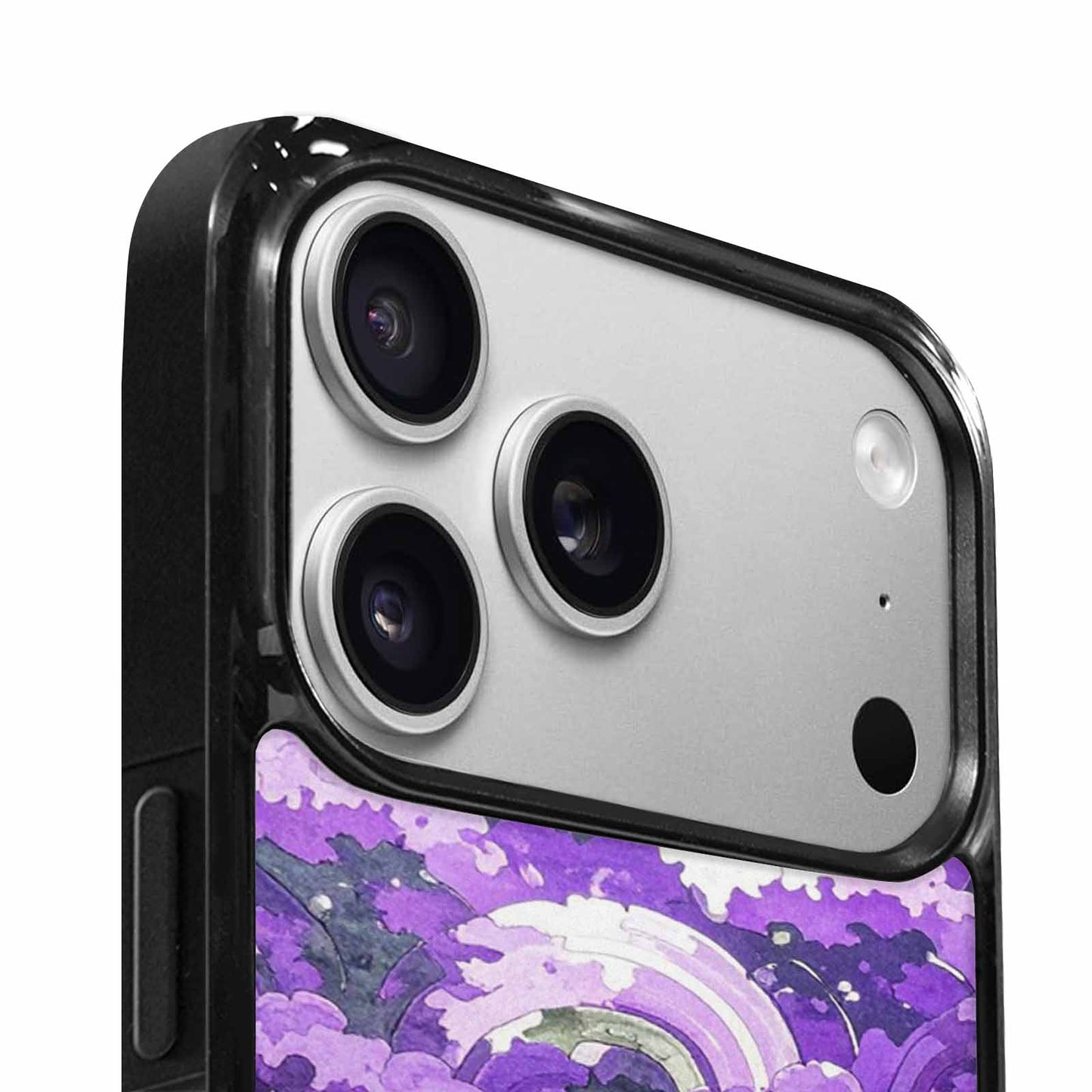 iPhone 17 Pro Case — Vivid Camo Genderqueer Pride Camo, Unique Phone Case Design