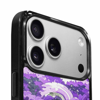 iPhone 17 Pro Case — Vivid Camo Genderqueer Pride Camo, Unique Phone Case Design