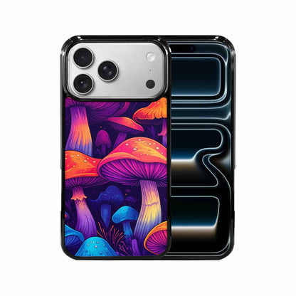 iPhone 17 Pro Max Case — Psychedelic Mushroom Cartoon Pattern Cartoon Cute, Custom Designed Case Cover