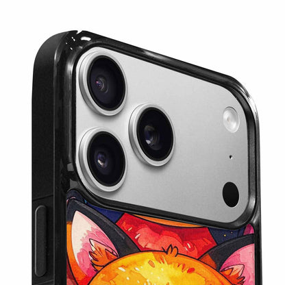 iPhone 17 Pro Max Case — Watercolor Kawaii Fox Watercolor Abstract, Custom Designed Case Cover