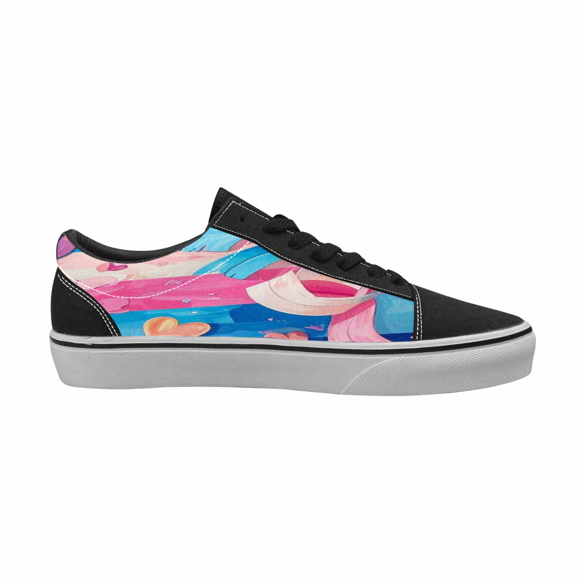 WOMEN'S Transgender Pride Flag Lace-Up Canvas Dreamcore Shoes