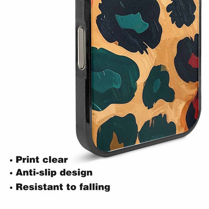 iPhone 15 Pro Max Case — Leopard Wallpaper Print, Custom Print Case Cover