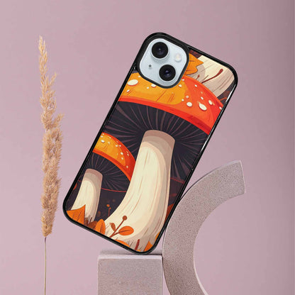 iPhone 15 Plus Case — Bold Autumn Mushroom Bold Autumn Mushroom, Personalized Phone Case