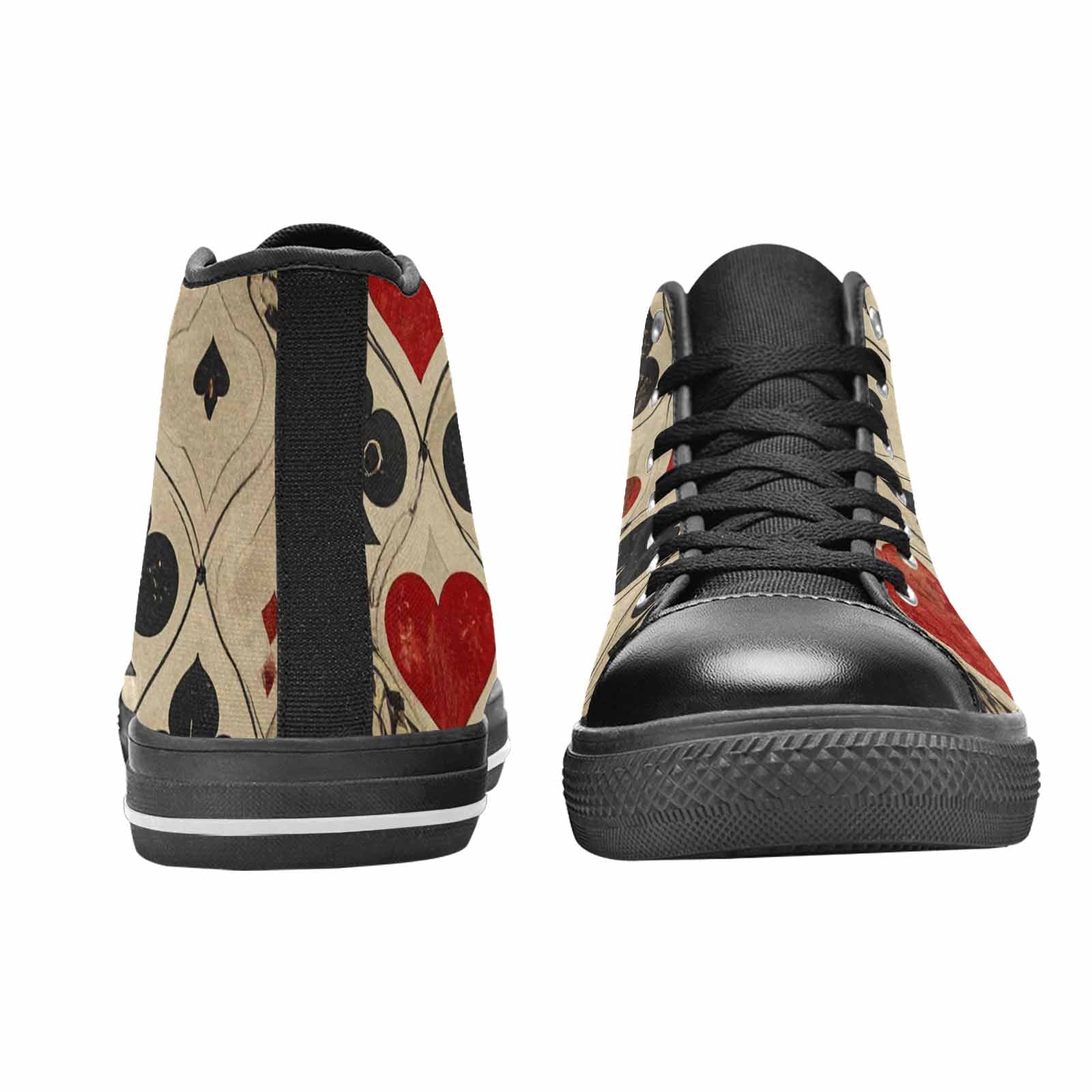 WOMEN'S Playing Card Suit High Top Canvas Dreamcore Shoes