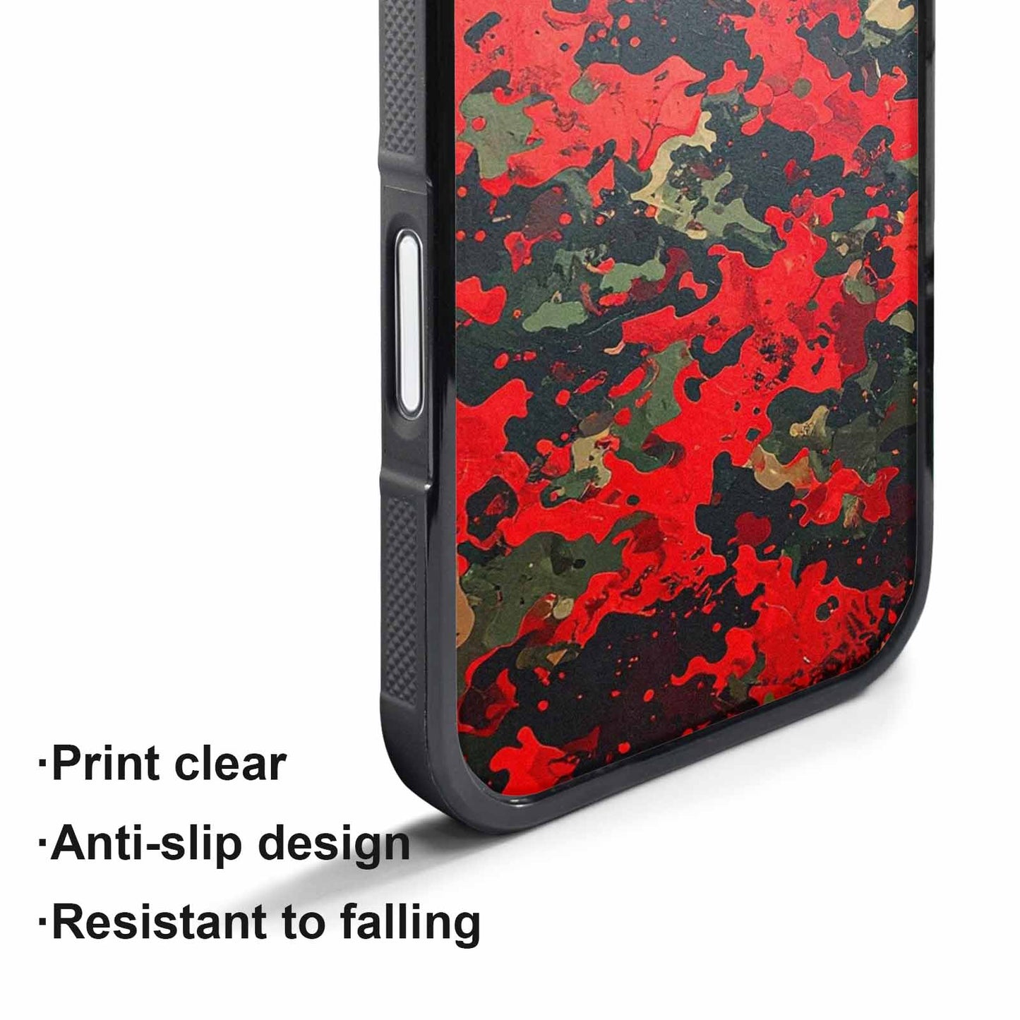 iPhone 17 Pro Max Case — Small Military Camouflage Blotch Camo, Customized Protective Case