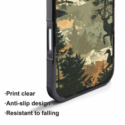 iPhone 17 Pro Max Case — Hunting Camouflage Pattern With Camo, Custom Made Phone Cover