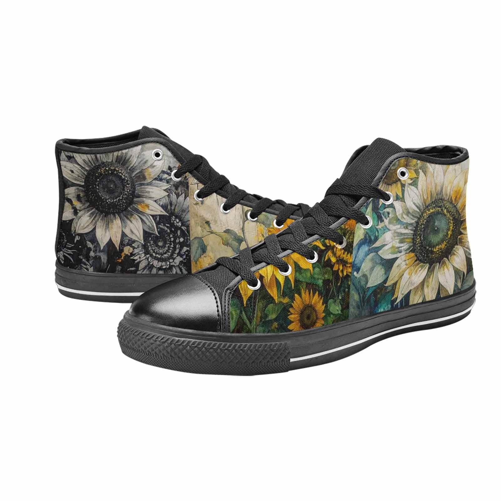 MEN'S Blend Melt Them High Top Canvas Neon Fantasy Shoes