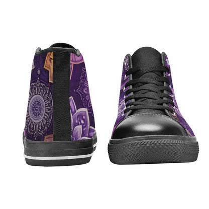 MEN'S Mandala High Top Canvas Vivid Sneakers