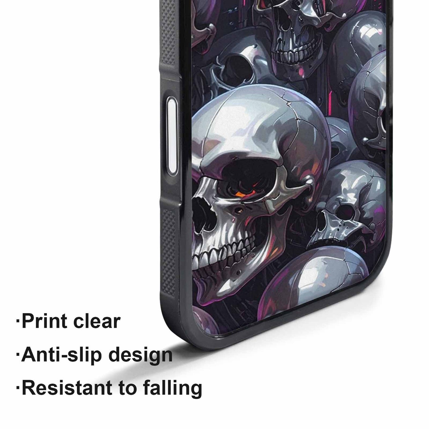 iPhone 17 Pro Case — Seamless Tileable Pattern Of Overlapping Gothic, Unique Phone Case Design