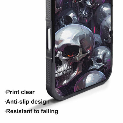 iPhone 17 Pro Case — Seamless Tileable Pattern Of Overlapping Gothic, Unique Phone Case Design