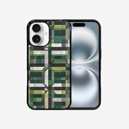 iPhone 16 Case — Aromantic Flag Color Theme Small Rainbow, Customized Protective Case