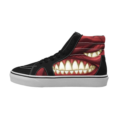 MEN'S Jack Trades Comic Pages High Top Skateboarding Vivid Shoes