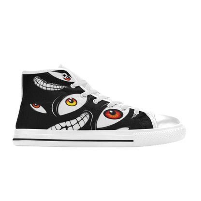 MEN'S Teeth Eyes Men’S High Top Canvas Cottagecore Shoes