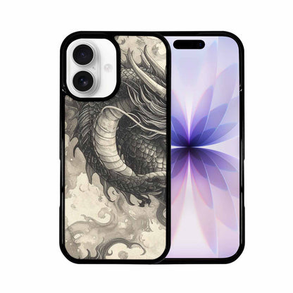 iPhone 17 Case — Retro Dragons Flame Retro Vintage, Original Design Phone Case