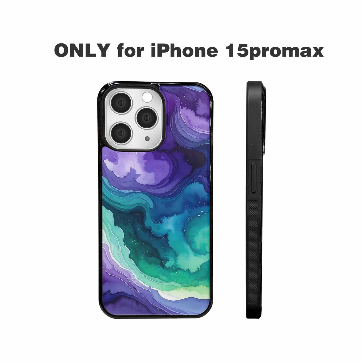 iPhone 15 Pro Max Case — Galaxy Aurora Nebula, Custom Made Phone Cover