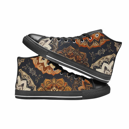 WOMEN'S Mandala High Top Canvas Cottagecore Shoes
