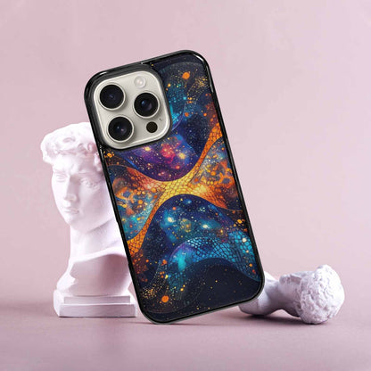 iPhone 16 Pro Case — Galaxy Snake Print Custom, Custom Printed Phone Case