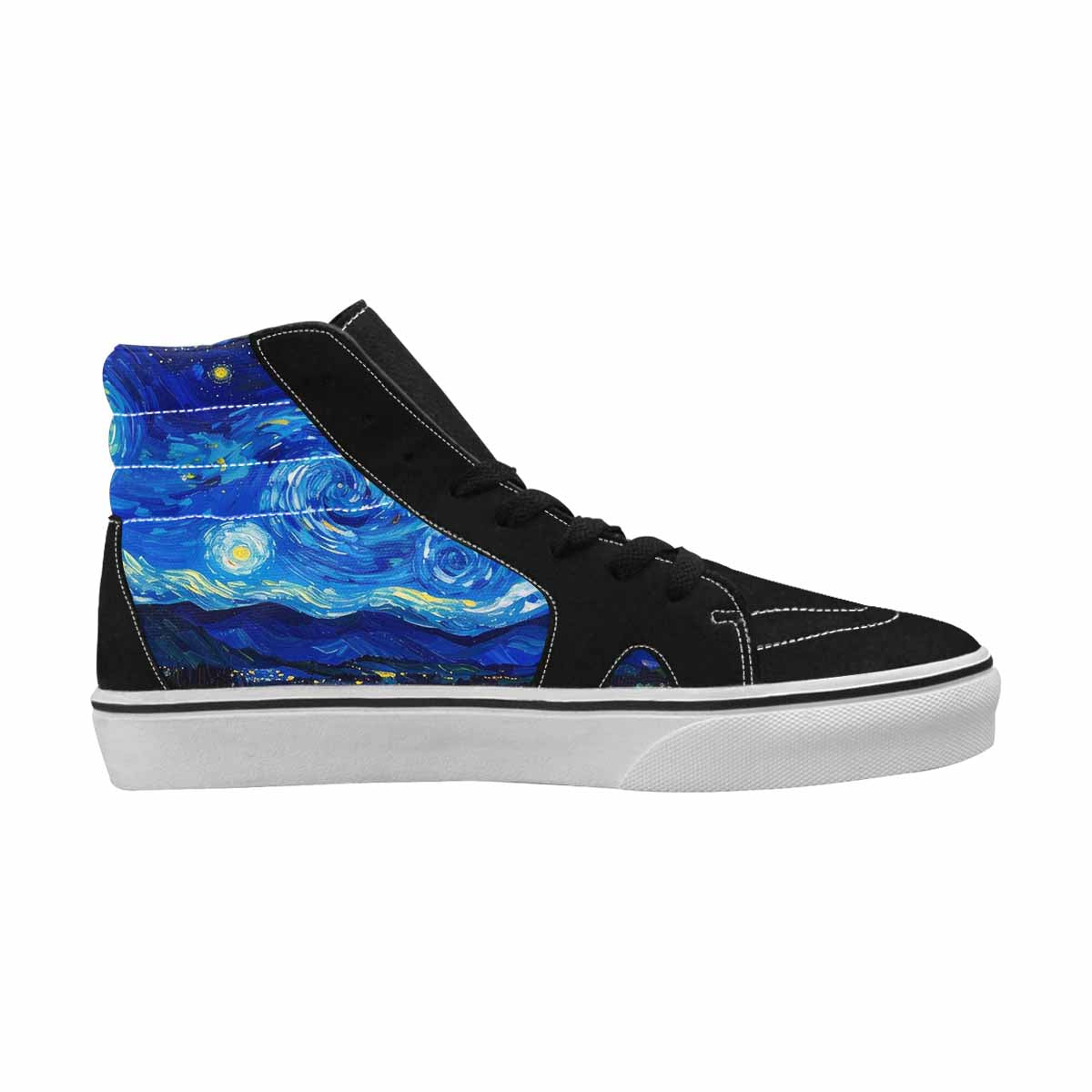 MEN'S Starry Night Van Gogh High Top Canvas Dreamcore Sneakers