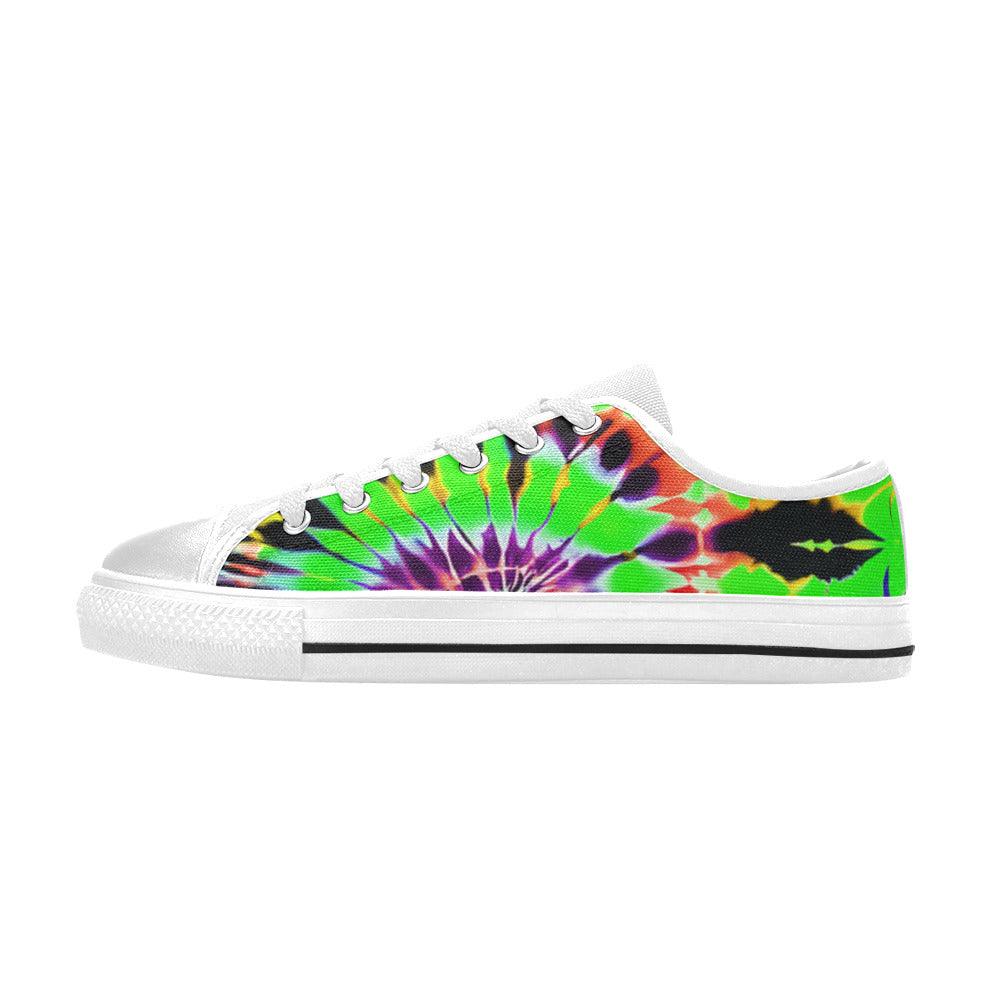 MEN'S Cc Tie Dye Art Canvas Dreamcore Custom Shoes