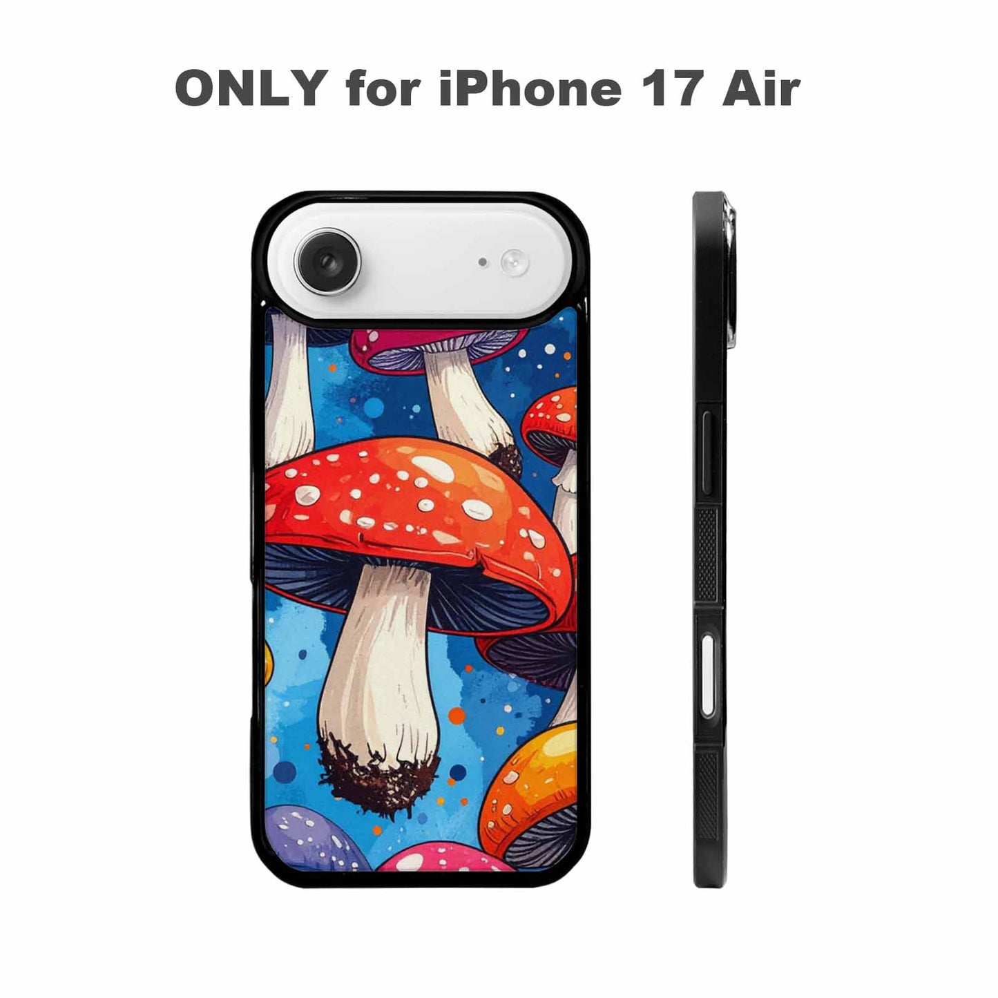 iPhone 17 Air Case — Vivid Winter Mushroom Seamless Cartoon Cute, Personalized Phone Case