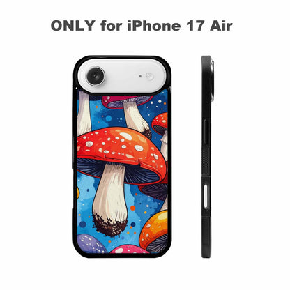 iPhone 17 Air Case — Vivid Winter Mushroom Seamless Cartoon Cute, Personalized Phone Case