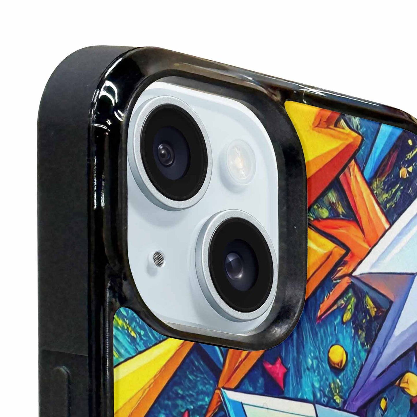iPhone 15 Case — Lightning Bolt Storm Pattern Hundreds Of, Original Design Phone Case