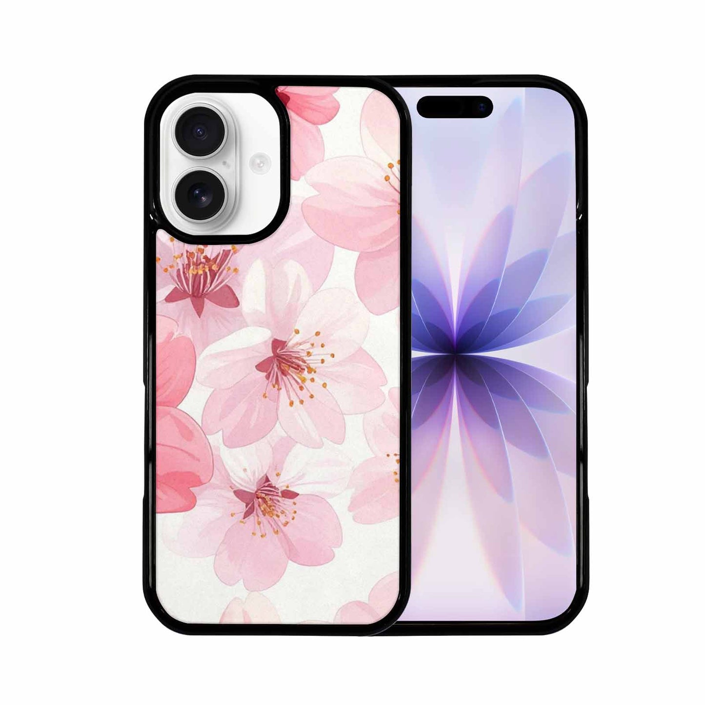 iPhone 17 Case — Japanese Cherry Blossom Pattern, Floral, Custom Printed Phone Case