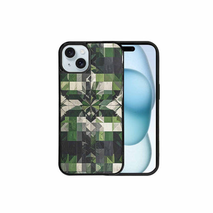 iPhone 15 Plus Case — Aromantic Flag Color Theme Small Rainbow, Custom Phone Case