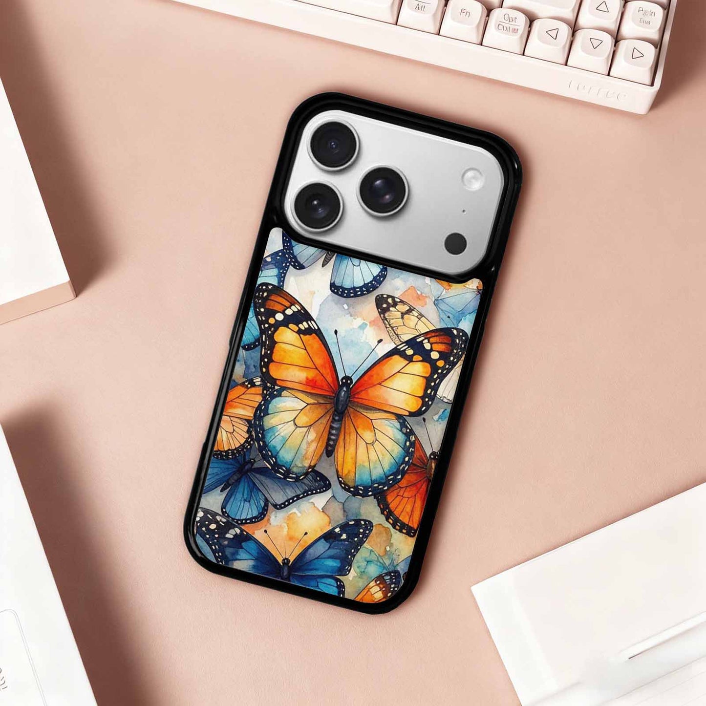 iPhone 17 Pro Case — Small Butterfly Wing Pattern Randomly Original, Custom Made Phone Cover