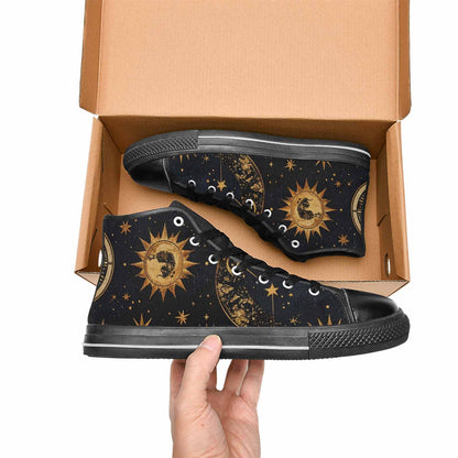 MEN'S Zodiac Constellation Star High Top Canvas Y2K Sneakers