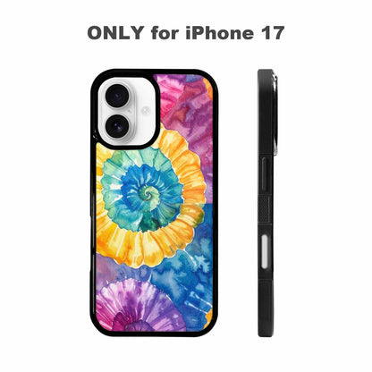 iPhone 17 Case — Small Tie Dye Swirl Tie Dye, Customized Protective Case