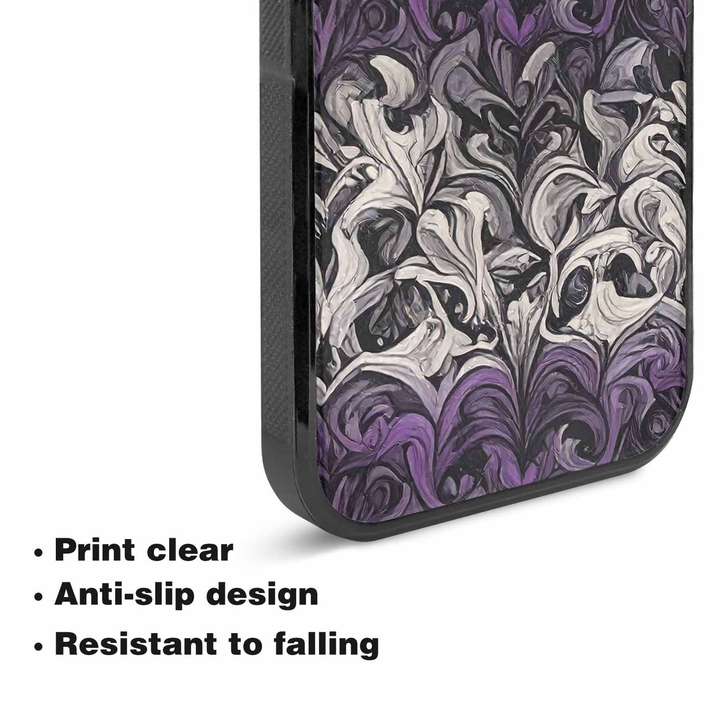 iPhone 15 Plus Case — Asexual Flag Color Theme Small Rainbow, Customized Protective Case