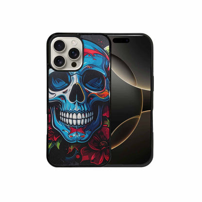 iPhone 16 Pro Max Case — Graffiti Skull Art Seamless Pattern Vibrant, Custom Made Phone Cover