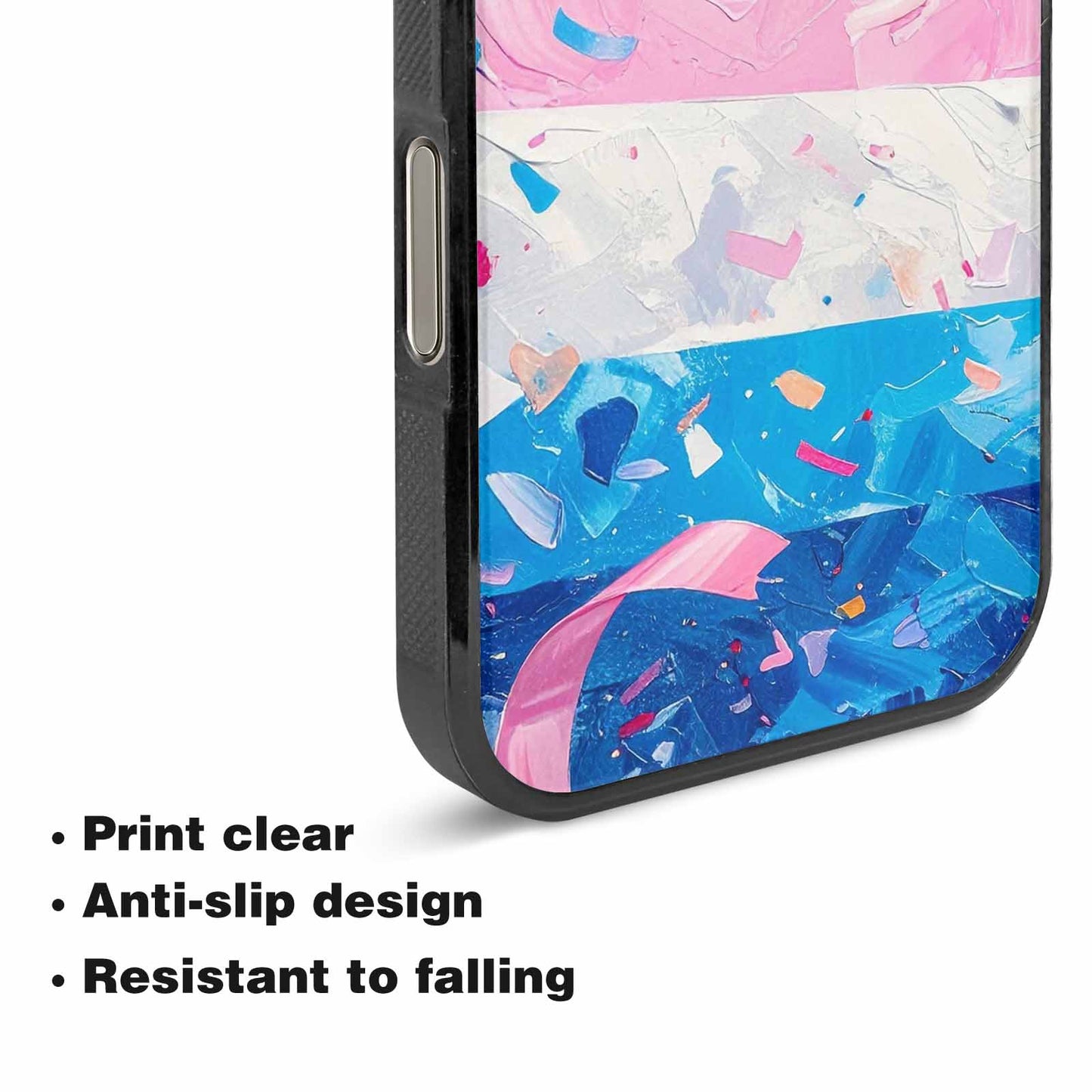 iPhone 16 Pro Case — Transgender Pride Flag Trans Pride Flag, Custom Art Phone Cover