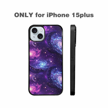 iPhone 15 Plus Case — Galaxy Snake Print Custom, Custom Print Case Cover