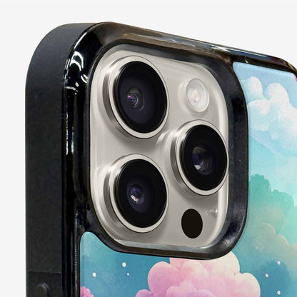 iPhone 16 Pro Case — Surrealist Dreamscape Illustration Pattern, Unique Phone Case Design