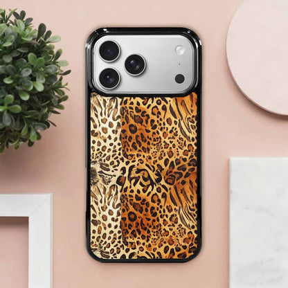 iPhone 17 Pro Max Case — Small Animal Print Pattern, Animal Print, Original Design Phone Case