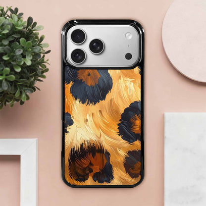 iPhone 17 Pro Max Case — Leopard Soft Airbrush Gradient Animal Print, Custom Art Phone Cover